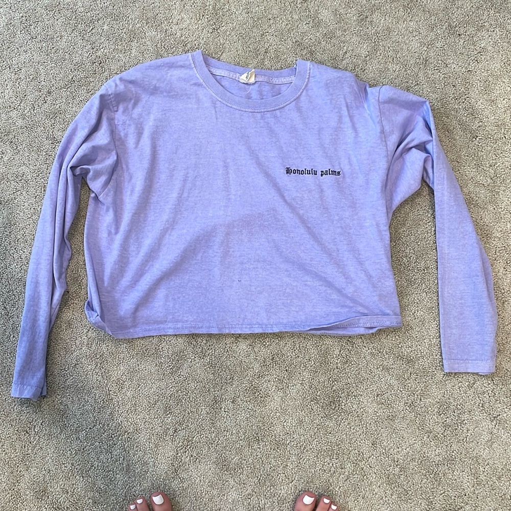 Honolulu Palms crop top